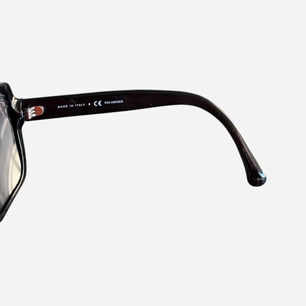 Chanel Black Logo Square Sunglasses - Picture 5 of 5